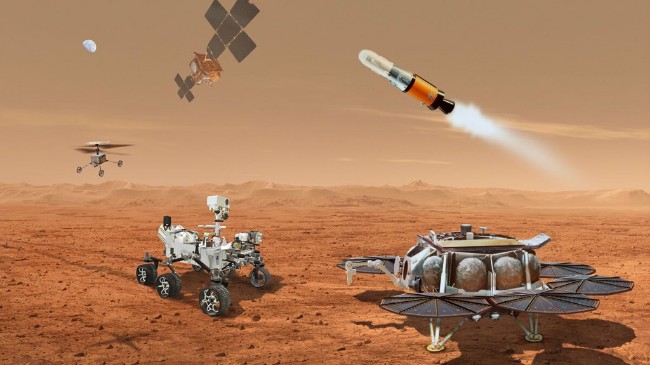 NASA已计划在2030年进行往返火星计划，从火星上取回采集的样本